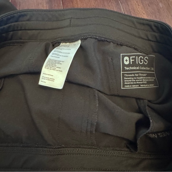 Figs Technical Collection Womens Scrub Set XXL Black - Picture 13 of 15